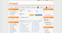 Desktop Screenshot of joblistindia.com